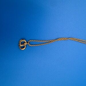 Elegant Dior Gold Chain Necklace